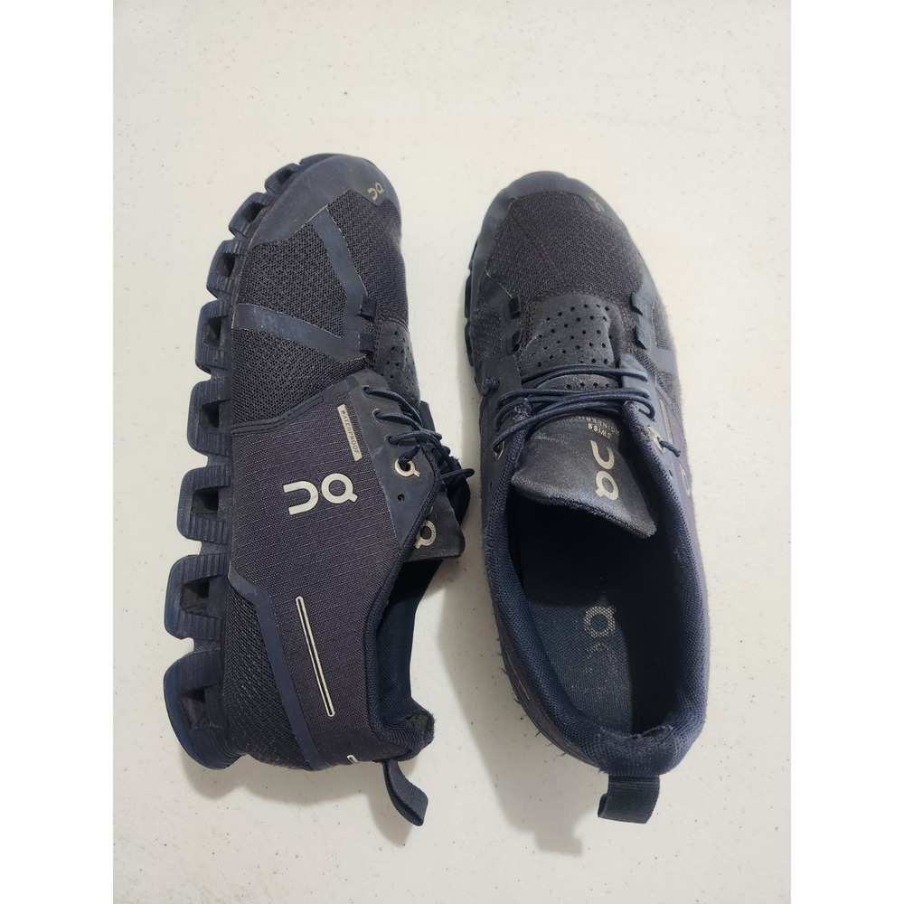 On Cloud Waterproof Men's Running Shoes Size 9 M9 Navy Blue Azul Marino